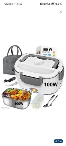 Gamelle chauffante 100w lunch - gamelle,