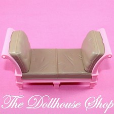 Fisher Price Loving Family Dollhouse Pink Chaise Sofa Couch Loveseat