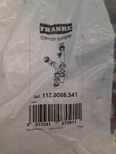 Siphon simple évier franke - simple,