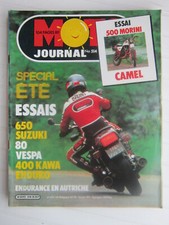 MOTO journal N° 514 / SUZUKI 650/VESPA 80/ KAWASAKI 400 Enduro/ MORINI 500 CAMEL