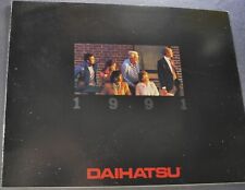 1991 Daihatsu Catalog Sales Brochure Charade Rocky 4x4 Excellent Original 91