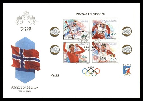 Norway 1994 lillehammer fdc - norway,
