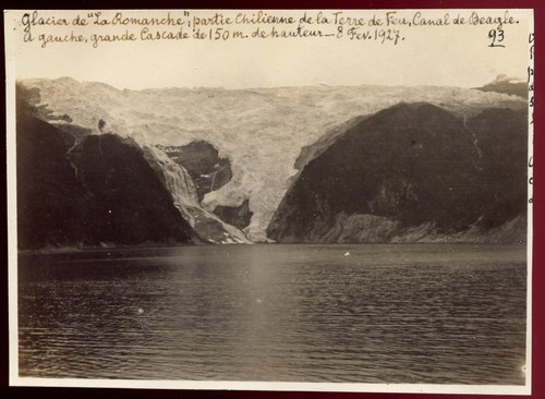 Photo ancienne glacier - ancienne., le