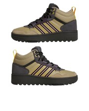  Chaussures sportif Sneakers Garçons Femmes Adidas Hoops 4.0 Midwinter Brun 