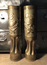 Paire D’obus 75 En Cuivre