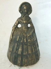 RARE CLOCHETTE  CAMPAGNARDE ANCIENNE EN BRONZE MASSIF 