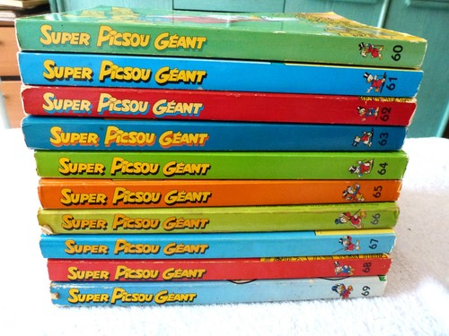 Lot super picsou geant - 10,