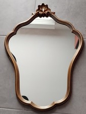 miroir ancien bois doré