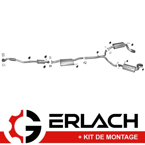 Echappement silencieux pour