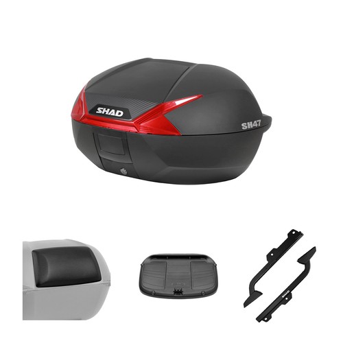 Kit top case shad - top, rouge