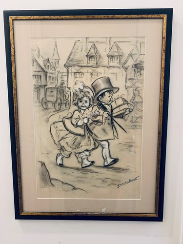 Dessin original signé - dessin,