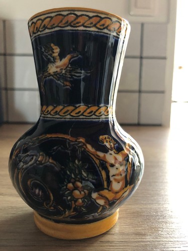 Petit vase gien décor - vase,