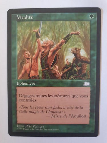 Carte magic vitalité tbe - magic,