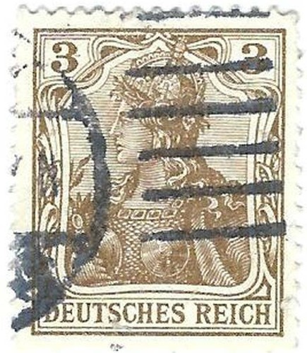 Timbre allemand reich - dr, 84