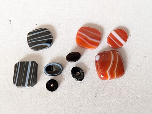Lot anciens cabochons - lot,