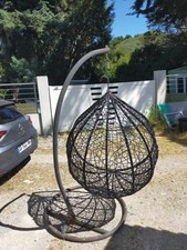 Fauteuil oeuf suspendu ajouré