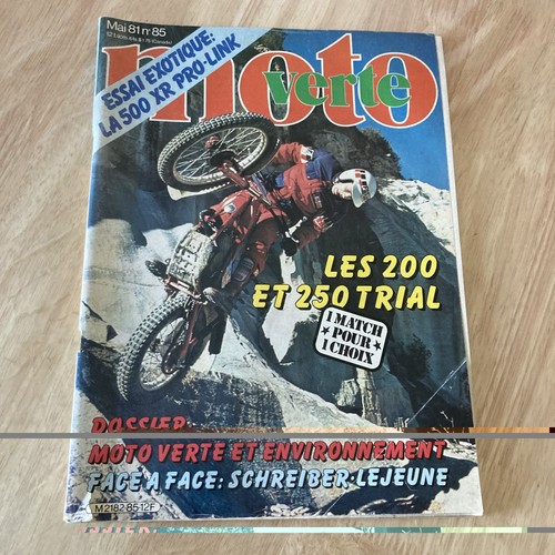 Moto verte 1981 trial - moto, 85