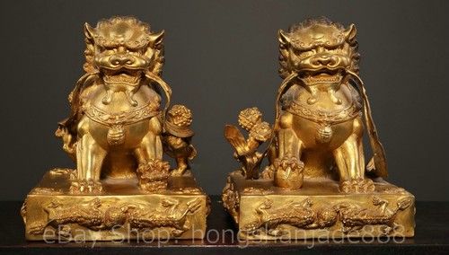 Chinois bronze doré - 8.2, "chinois