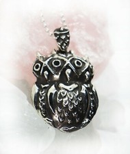 XOXO 3 Owls Sterling Silver