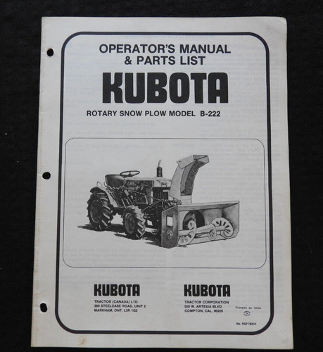 Kubota séries tracteur - kubota,