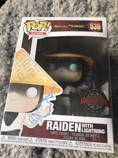 Figurine Funko Pop Raiden With Lightning Special Edition Mortal Kombat 539 Neuf