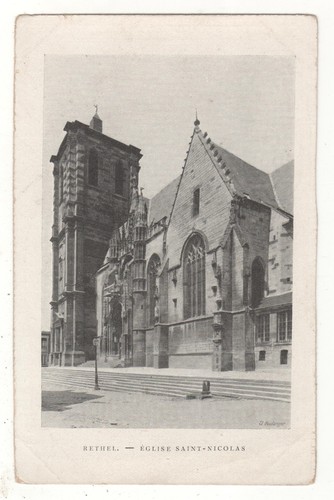 Cpa rethel église - -,