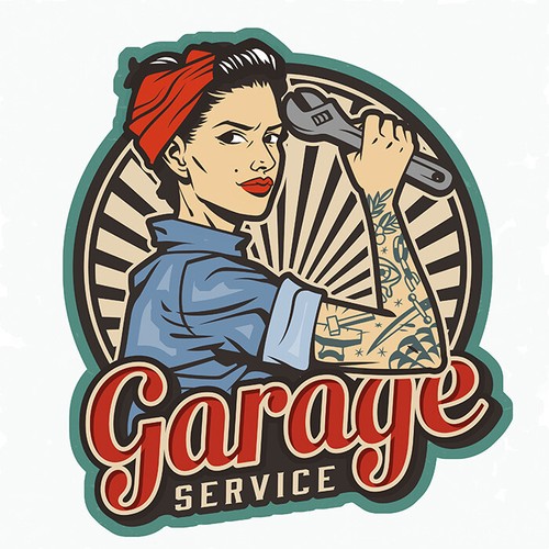 Pinup hotrod rockabilly - pinup,