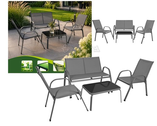 Set salon jardin - de, grigio