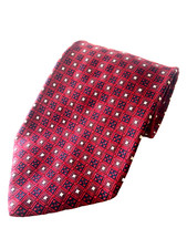 Brooks Brothers Jacquard Foulard Design Silk Neck Tie Made In Italy 59 x 4