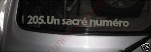 Autocollant sticker sacré - un,