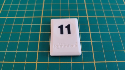 Tuile chiffre onze - chiffre,