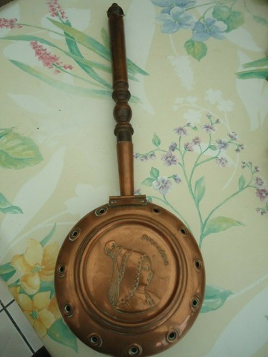 Ancienne bassinoire cuivre - bassinoire,