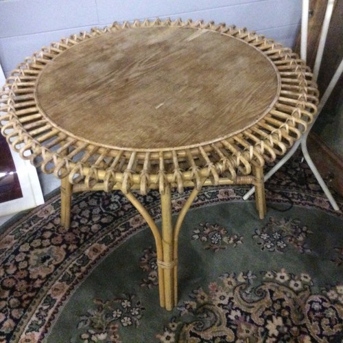 Table basse rotin année - en,