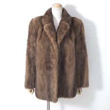 Veste manteau fourrure vison