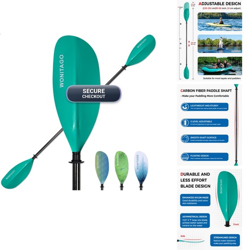 Wonitago adjustable kayak - adjustable,