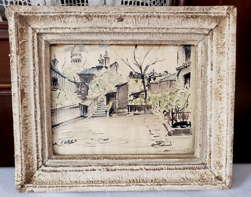 Peinture aquarelle signée - peinture,
