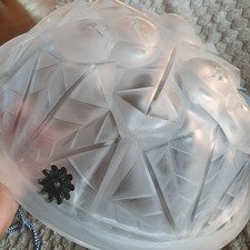 Ancien Lustre Art Déco Degué