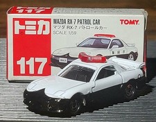 Mazda RX-7 Patrol Car Die-Cast Tomy Tomica #117 - 1:59 Scale