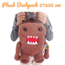 Domo Plush Backpack 2-in-1 Toy Bag Soft & Cuddly 27x35 cm Cute Gift!