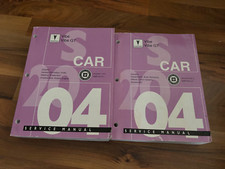 2004 PONTIAC VIBE Shop Repair Service Manual Set_GT_SPORT WAGON_AWD FWD_CLEAN