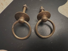 2 poignées pendeloques rondes