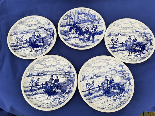 Assiettes louvière boch - la,
