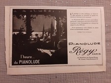 Pub de presse ancienne Pianolude Régy de 1925