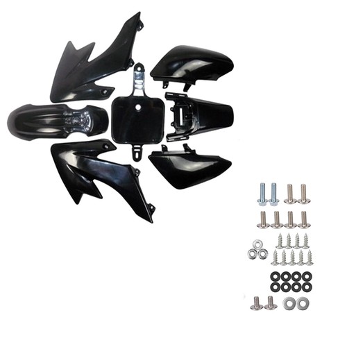 Plastic fender kit for crf50 - plastic,