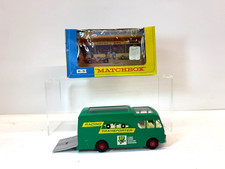 MATCHBOX LESNEY K-5 RACE CAR TRANSPORTER TRUCK GREEN WITH BOX VINTAGE