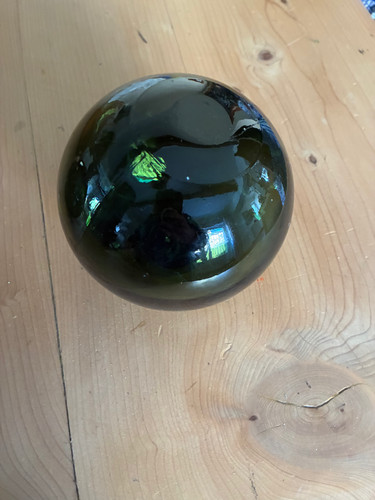 Boule verre ancien flotteur - boule, en
