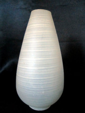 GLASS TAPERED LAMP Chandelier Applique Tulip Opaline Striped Alabaster Style 50'