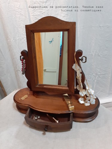 Miroir bois boîte - miroir, en