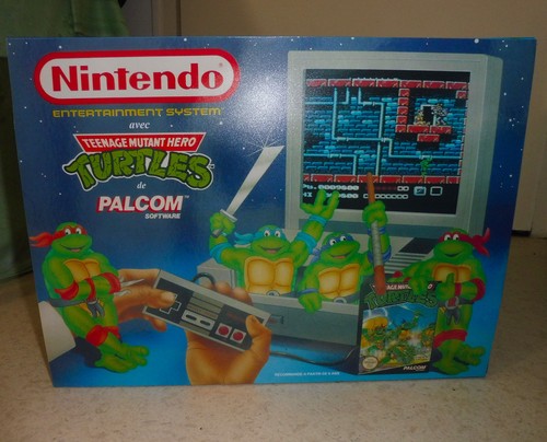 Nintendo nes custom - box, tmnt