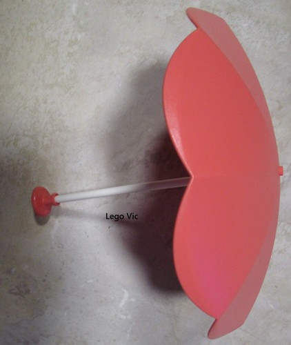 Lego 6993 umbrella salmon - lego,